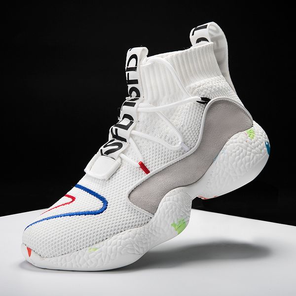 men casual shoes for men sneakers summer tenis masculino breathable krasovki lace-up colorful sock shoes chaussures pour hommes t200110, Black
men casual shoes for men sneakers summer tenis masculino breathable krasovki lace-up colorful sock shoes chaussures pour hommes t200110, Black