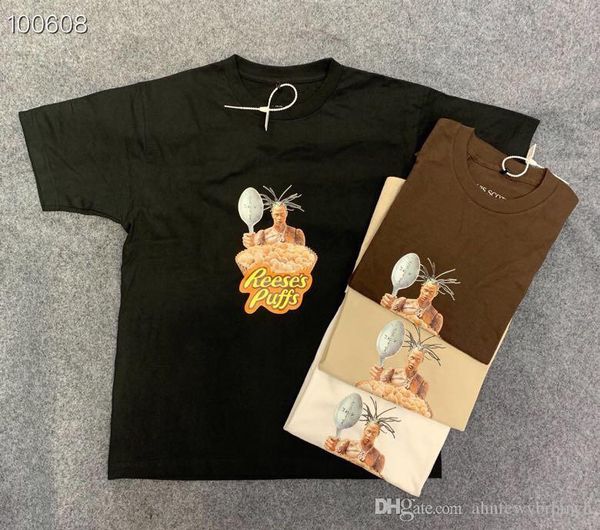 2019 autumn new travis scott x reeses puffs men's and women's round neck cotton t-shirt tee s-xl, White;black
2019 autumn new travis scott x reeses puffs men's and women's round neck cotton t-shirt tee s-xl, White;black