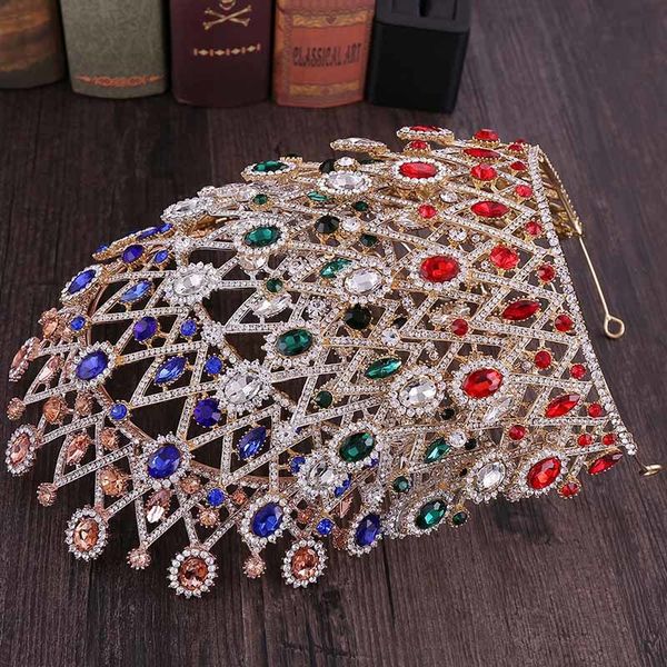 exquisite big hollow crystal diadem rhinestone queen tiaras and crowns headbands bride wedding hair accessories hair jewelry, Golden;white
exquisite big hollow crystal diadem rhinestone queen tiaras and crowns headbands bride wedding hair accessories hair jewelry, Golden;white