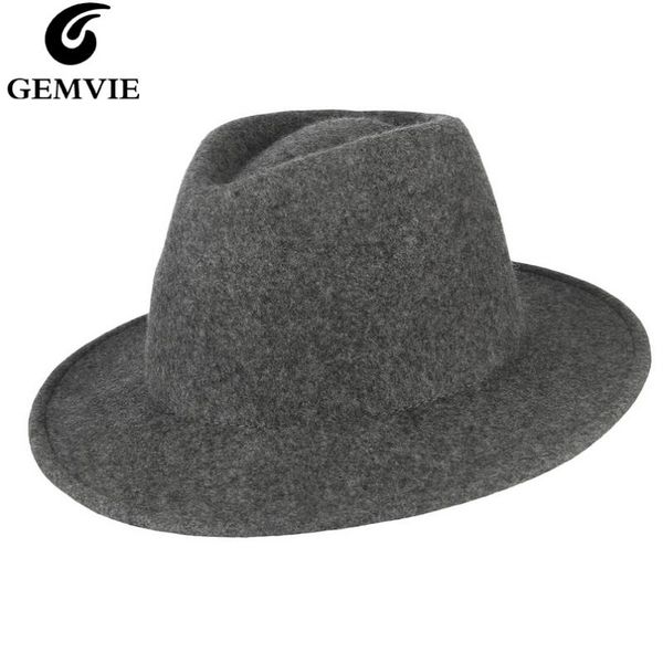 gemvie 100% wool hat wide brim gray/black women fedora soft felt hat autumn winter panama jazz cap for lady, Blue;gray
gemvie 100% wool hat wide brim gray/black women fedora soft felt hat autumn winter panama jazz cap for lady, Blue;gray