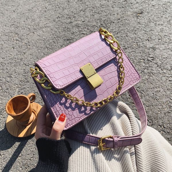 крокодиловый узор фиолетовый искусственная кожа crossbody сумки для женщин 2020 летняя цепь маленькие сумки на плечо женские качественные су
крокодиловый узор фиолетовый искусственная кожа crossbody сумки для женщин 2020 летняя цепь маленькие сумки на плечо женские качественные су