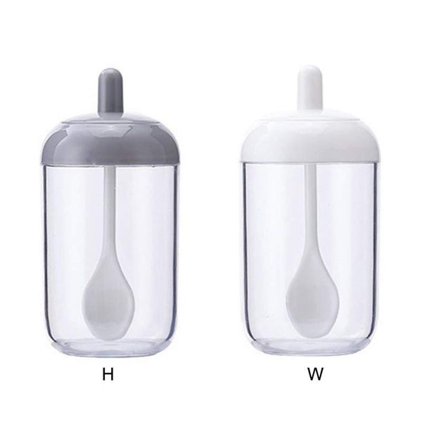 kitchen moisture-proof sauce seasoning jar with spoon condiment pots clear spices container
kitchen moisture-proof sauce seasoning jar with spoon condiment pots clear spices container