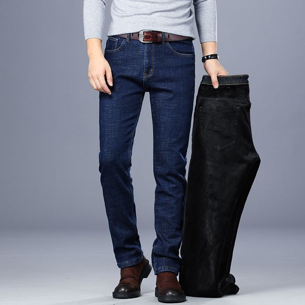 winter new men thick velvet warm elastic slim straight jeans black blue business casual classic fleece denim pants plus size 40
winter new men thick velvet warm elastic slim straight jeans black blue business casual classic fleece denim pants plus size 40