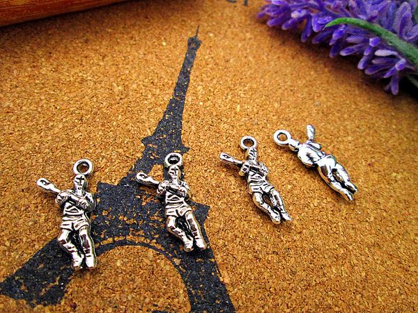 75pcs--baseball player charms softball player charm antique silver 3d baseball hitter charm pendants batting runner 24x12mm, Bronze;silver
75pcs--baseball player charms softball player charm antique silver 3d baseball hitter charm pendants batting runner 24x12mm, Bronze;silver