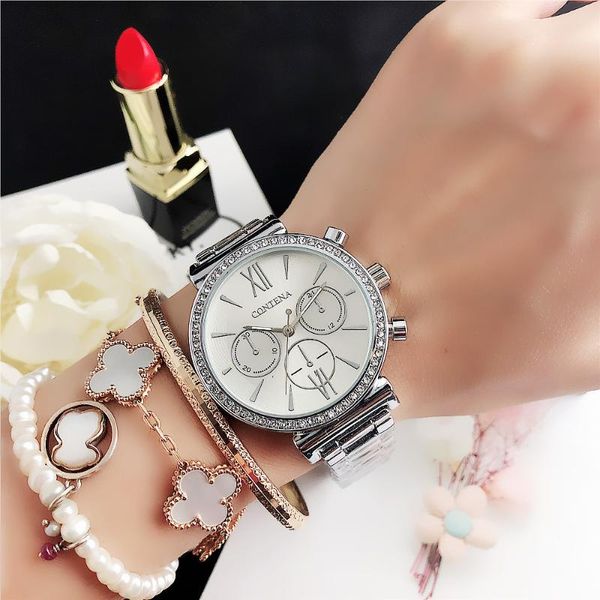 6758djs foreign trade new women's watches fashion diamond women's shi ying watches wholesale, Slivery;brown
6758djs foreign trade new women's watches fashion diamond women's shi ying watches wholesale, Slivery;brown