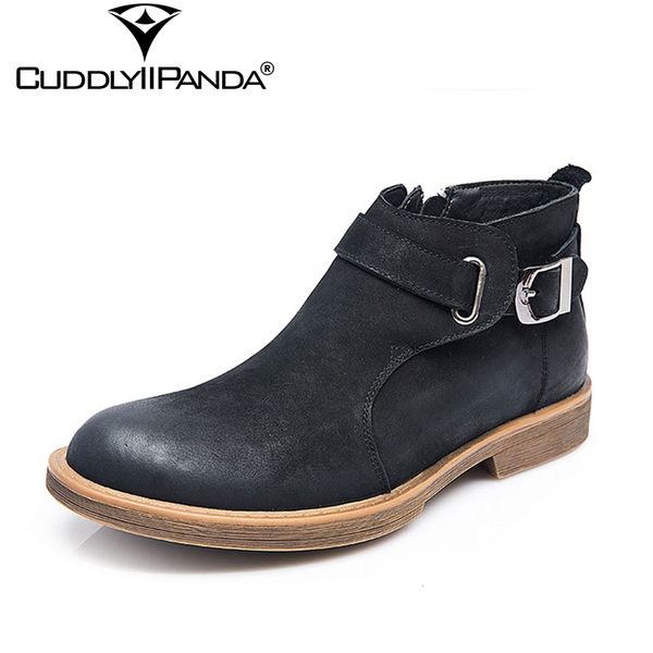 cuddlyiipanda 2019 retro vintage boots buckle strap men fashion boots old design botas hombre cow leather ankle, Black
cuddlyiipanda 2019 retro vintage boots buckle strap men fashion boots old design botas hombre cow leather ankle, Black