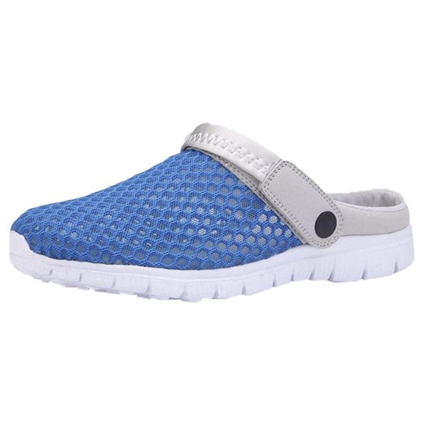 1 pair breathable mesh net slippers beach hollow out sandals casual summer shoes, men, Black
1 pair breathable mesh net slippers beach hollow out sandals casual summer shoes, men, Black