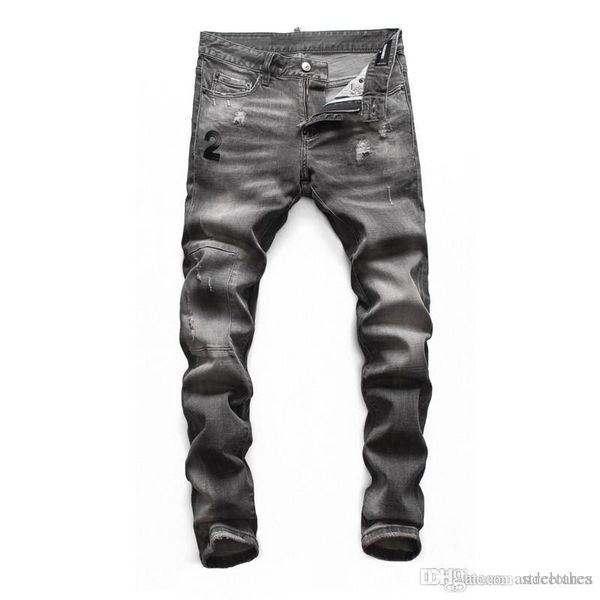 2020 men luxury designer jeans hip hop rock mens casual design ripped jeans distressed skinny denim black brand jeans, Blue
2020 men luxury designer jeans hip hop rock mens casual design ripped jeans distressed skinny denim black brand jeans, Blue