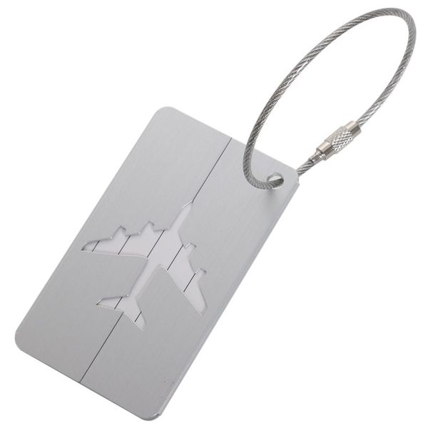 new aluminium travel luggage baggage tag suitcase identity address name labels(silver, Black
new aluminium travel luggage baggage tag suitcase identity address name labels(silver, Black