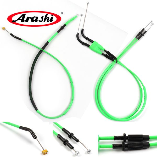 arashi throttle cables clutch cable wire lines replacement for kawasaki ninja zx6r 2009 - 2016 2010 2011 2012 2013 2014 2015 zx-6r 
arashi throttle cables clutch cable wire lines replacement for kawasaki ninja zx6r 2009 - 2016 2010 2011 2012 2013 2014 2015 zx-6r