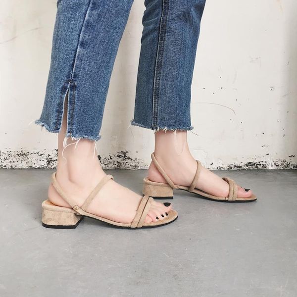 2019 cool shoes semi-high heeled students new style women's summer korean-style versatile thin drawstring chunky-heel a- line fa, Black
2019 cool shoes semi-high heeled students new style women's summer korean-style versatile thin drawstring chunky-heel a- line fa, Black