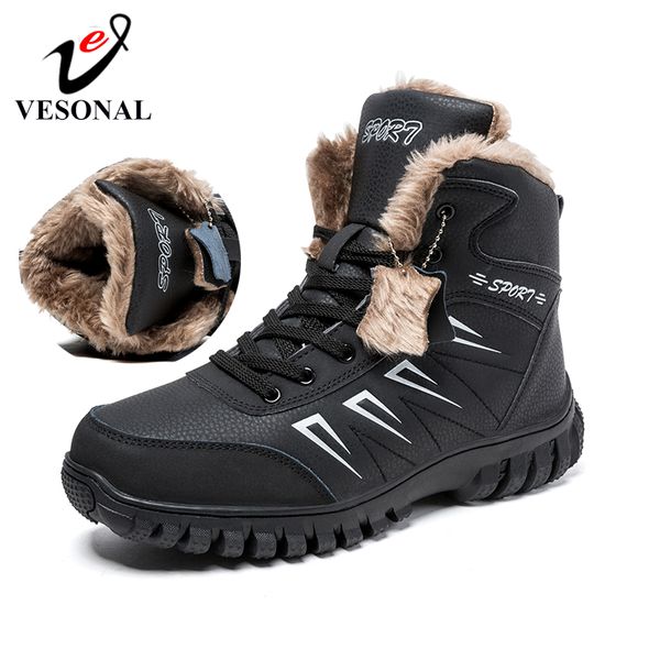 vesonal winter new warm short plush snow boots shoes for male ankle boots sneakers men casual shoes quality wear resisting, Black
vesonal winter new warm short plush snow boots shoes for male ankle boots sneakers men casual shoes quality wear resisting, Black