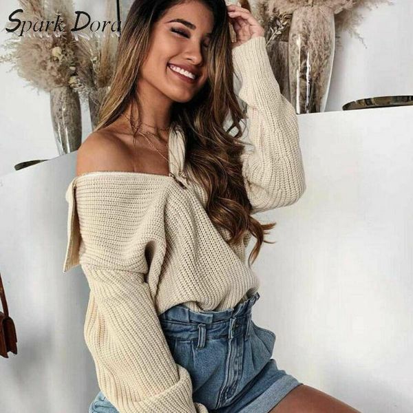 sparkdora women long sleeve loose knitted sweater ladies casual jumper shirt winter warm pullover plus size clothes tik-tok, White;black
sparkdora women long sleeve loose knitted sweater ladies casual jumper shirt winter warm pullover plus size clothes tik-tok, White;black
