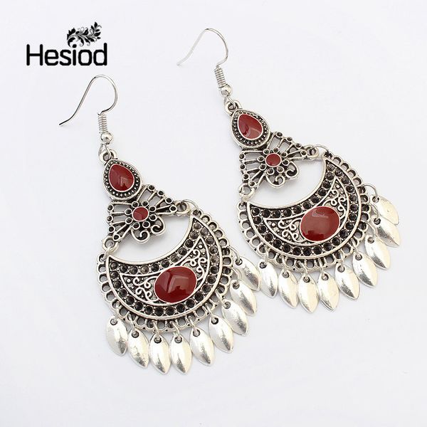 hesiod jewelry boho earrings black red enamel beads rhinestone drop ethnic earring new water drop brincos for women, Silver
hesiod jewelry boho earrings black red enamel beads rhinestone drop ethnic earring new water drop brincos for women, Silver