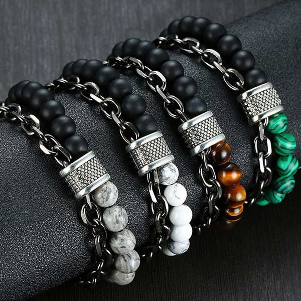 beads bracelets mens stainless steel natural stone bracelet green white black chain hip hop charm tiger eye bracelets wholesale
beads bracelets mens stainless steel natural stone bracelet green white black chain hip hop charm tiger eye bracelets wholesale