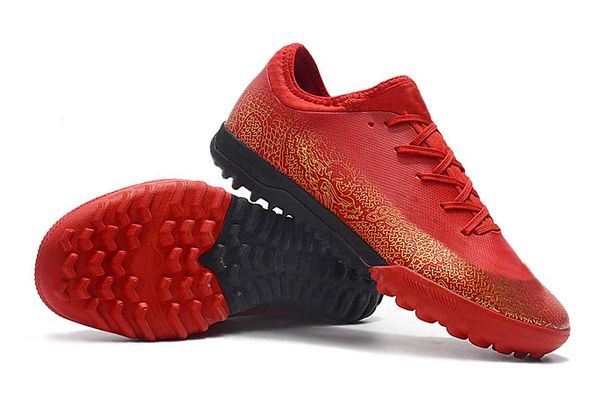 men knitted soccer shoes mercurial superflyx 6 elite ic / tf soccer shoes low help black football shoes