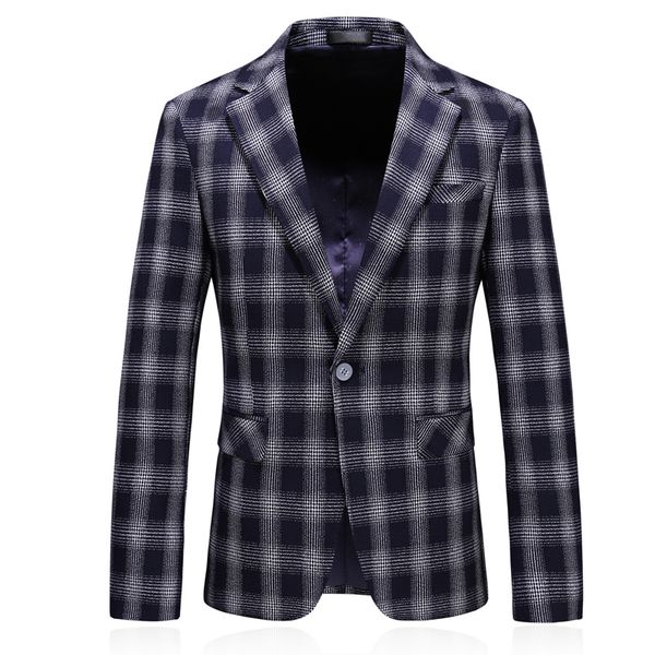 classic business banquet men blazers jacket slim fit men plaid suit coat asian size xxxl 4xl 5xl single-breasted blazer suit, White;black
classic business banquet men blazers jacket slim fit men plaid suit coat asian size xxxl 4xl 5xl single-breasted blazer suit, White;black