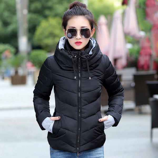 winter women casual warm coats 2019 new fashion winter down cotton jacket slim fit short overcoat female, Black
winter women casual warm coats 2019 new fashion winter down cotton jacket slim fit short overcoat female, Black