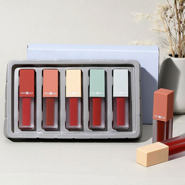 waterproof lipstick set 5pcs matte lip gloss makeup professional velvet moisturizer red lip tint lipstick woman cosmetic tool
waterproof lipstick set 5pcs matte lip gloss makeup professional velvet moisturizer red lip tint lipstick woman cosmetic tool