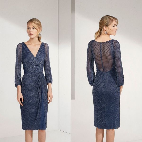 simple mother of the bride dresses v-neck knee-length sequined formal evening prom dress wedding guest gowns cheap, Black;red
simple mother of the bride dresses v-neck knee-length sequined formal evening prom dress wedding guest gowns cheap, Black;red