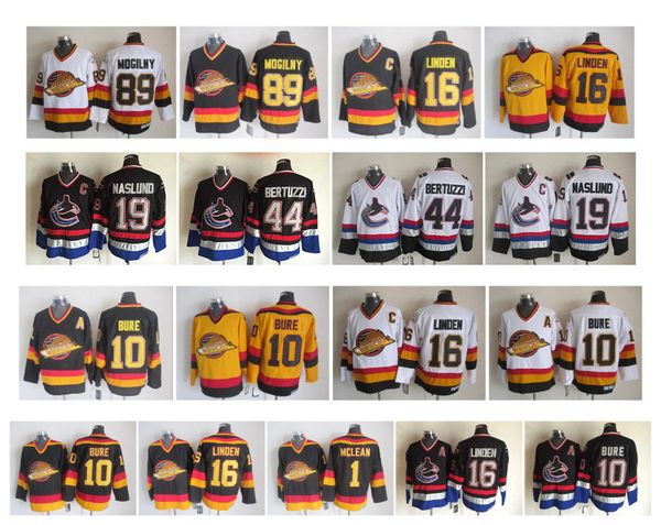 vintage vancouver canucks jersey 1 kirk mclean 10 pavel bure 16 trevor linden 19 naslund 44 todd bertuzzi 89 alexander mogiln ccm hockey, Black;red
vintage vancouver canucks jersey 1 kirk mclean 10 pavel bure 16 trevor linden 19 naslund 44 todd bertuzzi 89 alexander mogiln ccm hockey, Black;red