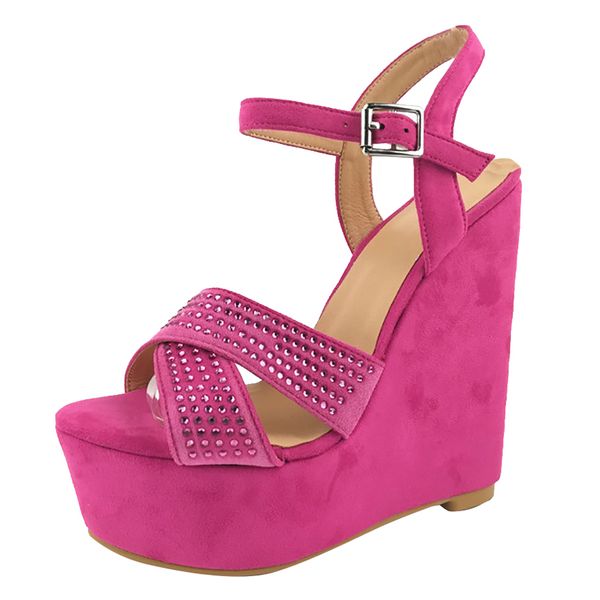 zandina женщин handmade wadge каблук сандалии peep носком slingback sexy party prom обувь большой размер мода высокий каблук вечерние сандал, Black
zandina женщин handmade wadge каблук сандалии peep носком slingback sexy party prom обувь большой размер мода высокий каблук вечерние сандал, Black