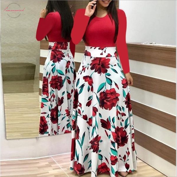 spring autumn for women dress 2020 casual long sleeve o neck tunic patchwork dresses fashion vintage print maxi dress vestidos, Black;gray
spring autumn for women dress 2020 casual long sleeve o neck tunic patchwork dresses fashion vintage print maxi dress vestidos, Black;gray