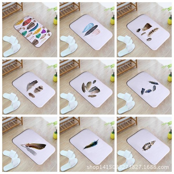 watercolor originality feather home furnishing bedroom in front of the door non-slip land pad carpet mixed batch
watercolor originality feather home furnishing bedroom in front of the door non-slip land pad carpet mixed batch