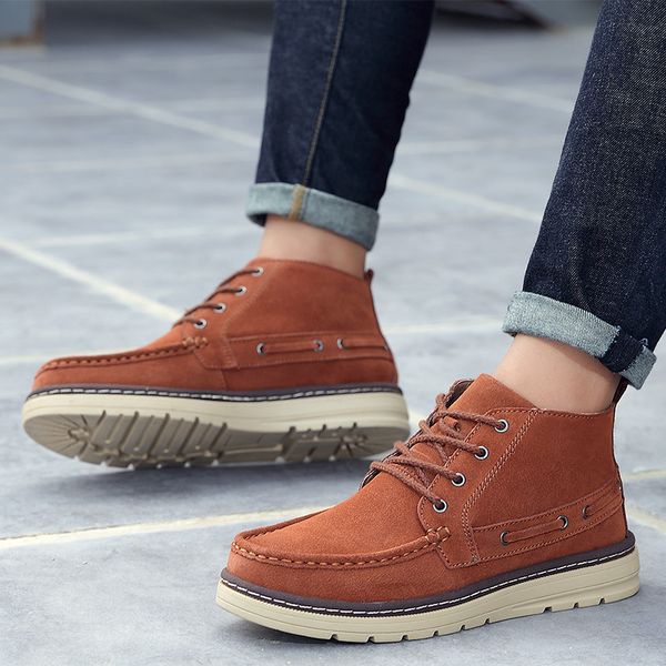 cimim men outdoor large size boots winter new fashion keep warm work boots comfortable casual men, Black
cimim men outdoor large size boots winter new fashion keep warm work boots comfortable casual men, Black