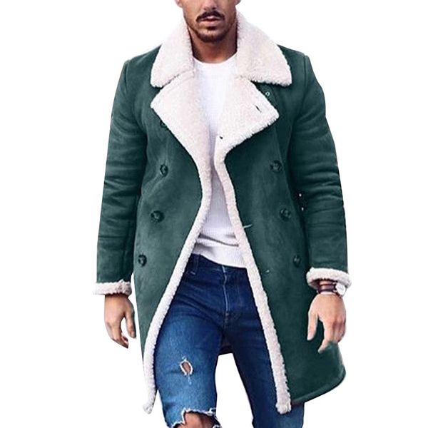 men wool coat winter faux fur collar winter coat warm long male trench fashion vintage long jacket xmas gifts, Tan;black
men wool coat winter faux fur collar winter coat warm long male trench fashion vintage long jacket xmas gifts, Tan;black