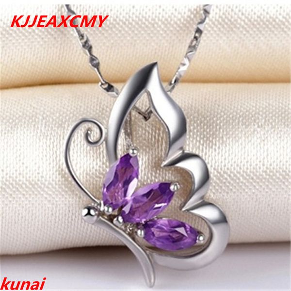kjjeaxcmy boutique jewels 925 pure silver amethyst female pendant fine butterfly necklace
kjjeaxcmy boutique jewels 925 pure silver amethyst female pendant fine butterfly necklace