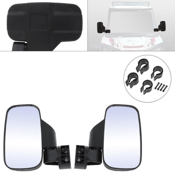 2pcs motorcycle side view mirrors 19.2cm black mictuning utv side mirror with 1.75" & 2" mounts rubber pad for utv motorbike
2pcs motorcycle side view mirrors 19.2cm black mictuning utv side mirror with 1.75" & 2" mounts rubber pad for utv motorbike