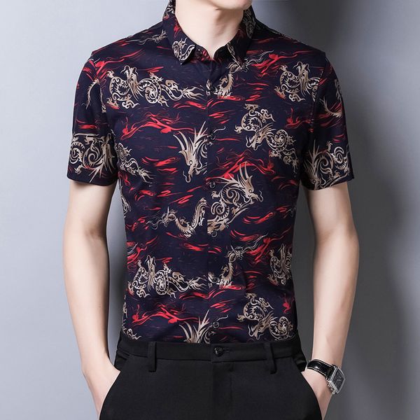c-3158 creative dragon pattern printing fashion short sleeve shirt summer high-quality mercerized cotton men shirt -xxxl, White;black
c-3158 creative dragon pattern printing fashion short sleeve shirt summer high-quality mercerized cotton men shirt -xxxl, White;black
