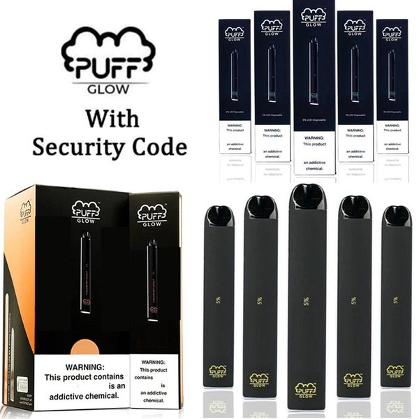New PUFF BAR GLOW Disposable Device Pods Pre-filled Starter Kit 280mAh Battery 1.4ml Cartridge Vape Pen Vaporizers
New PUFF BAR GLOW Disposable Device Pods Pre-filled Starter Kit 280mAh Battery 1.4ml Cartridge Vape Pen Vaporizers