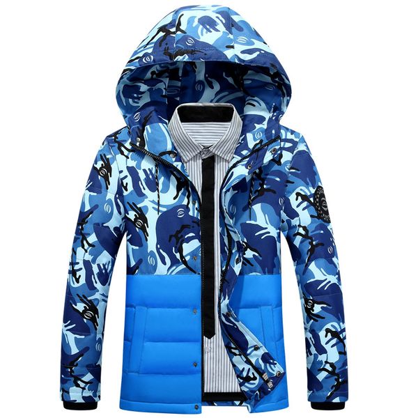 2019 men's new camouflage winter coat/men's fashion casual body trimming patchwork down jacket/men's hooded coats, Black
2019 men's new camouflage winter coat/men's fashion casual body trimming patchwork down jacket/men's hooded coats, Black