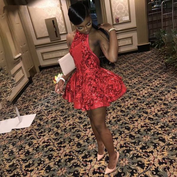 red reflective sequins lace a line short homecoming dresses 2020 halter mini short party prom cocktail dresses for black girls bc1323, Blue;pink
red reflective sequins lace a line short homecoming dresses 2020 halter mini short party prom cocktail dresses for black girls bc1323, Blue;pink