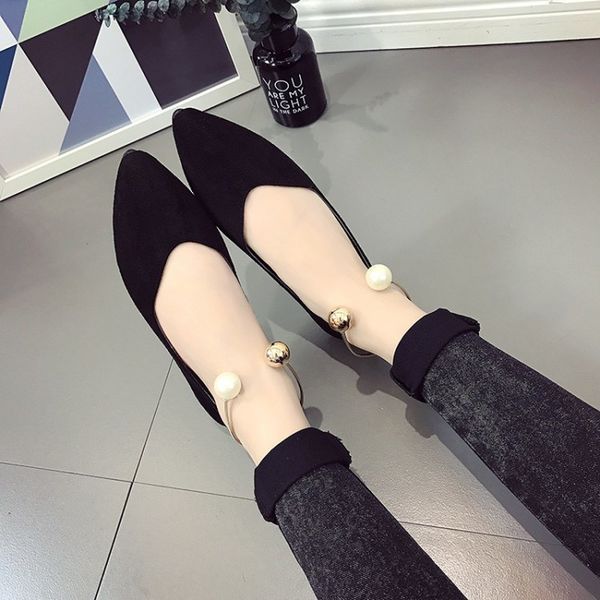 women flat shoes pointed toe pearls ankle strap sandals ballet flats slip on loafers ladies casual shoes zapatos mujer j15-73, Black
women flat shoes pointed toe pearls ankle strap sandals ballet flats slip on loafers ladies casual shoes zapatos mujer j15-73, Black