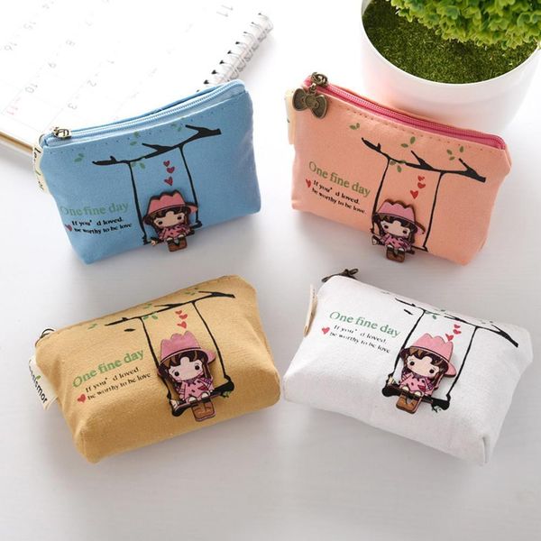 designer coin purse key pouch cartoon swing girl canvas mini wallet coins purse keys holder clutch bags for women, Red;black
designer coin purse key pouch cartoon swing girl canvas mini wallet coins purse keys holder clutch bags for women, Red;black