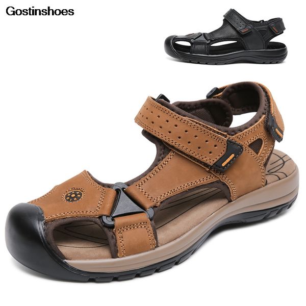 sandles new genuine leather casual full grain leather quality shoes cow beach sandel for men sandalia, Black
sandles new genuine leather casual full grain leather quality shoes cow beach sandel for men sandalia, Black