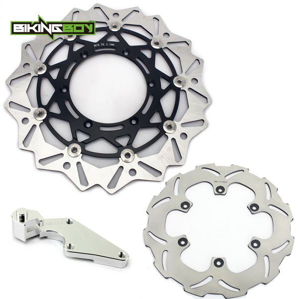bikingboy for yamaha yz250f yz450f 08 09 10 11 12 13 14 yzf 250 yz-f 450 front rear brake discs disks rotors bracket 320mm set
bikingboy for yamaha yz250f yz450f 08 09 10 11 12 13 14 yzf 250 yz-f 450 front rear brake discs disks rotors bracket 320mm set