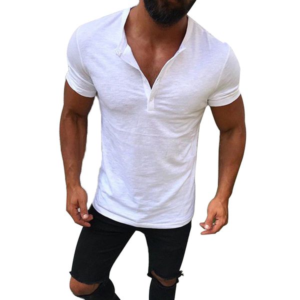 2019 new men's summer linen t shirts male short sleeve chinese casual tshirt solid color v neck hip hop t shirt plus size, White;black
2019 new men's summer linen t shirts male short sleeve chinese casual tshirt solid color v neck hip hop t shirt plus size, White;black