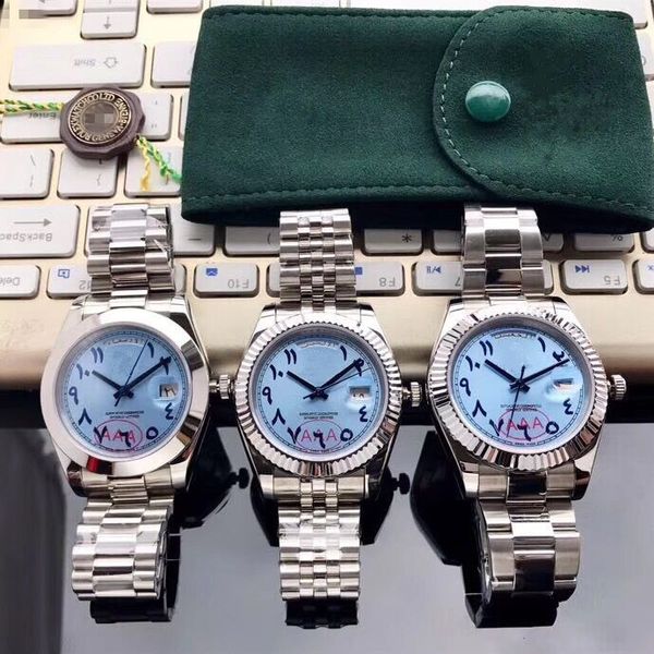 3 Style Big Day-date Lce Blue Dial Arabic Numerals Seagull Automatic Mens Watch Sapphire 316l Steel Bracelet High Quality New Watches
3 Style Big Day-date Lce Blue Dial Arabic Numerals Seagull Automatic Mens Watch Sapphire 316l Steel Bracelet High Quality New Watches
