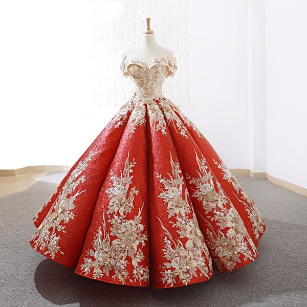 Bateau ball gown red dre with gold lace applique beaded hand made flower vintage cla ic 2018 new arrival evening dre prom gown
Bateau ball gown red dre with gold lace applique beaded hand made flower vintage cla ic 2018 new arrival evening dre prom gown