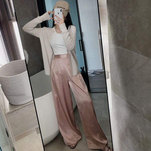 womengaga spring summer 2020 new ambilight personality wide leg pants high waist slimming solid loose girl female trousers a730, Black;white
womengaga spring summer 2020 new ambilight personality wide leg pants high waist slimming solid loose girl female trousers a730, Black;white
