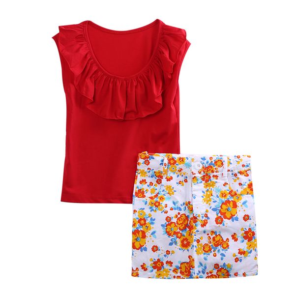 pudcoco kids baby girls toddler red ruffled t-shirt+flower pencil skirt outfits 2pcs clothes set baby girl, White
pudcoco kids baby girls toddler red ruffled t-shirt+flower pencil skirt outfits 2pcs clothes set baby girl, White