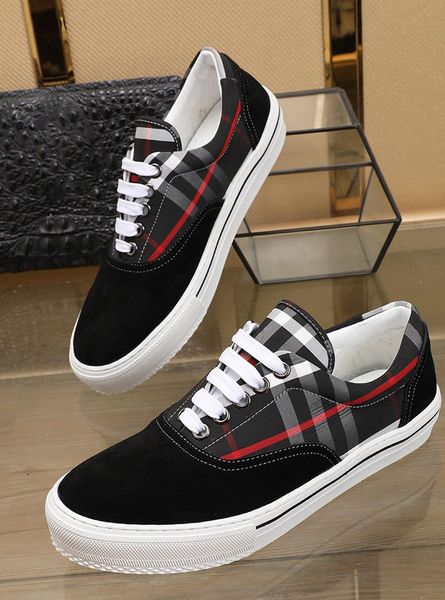 new season designer shoe fashion luxury men casual shoes young the latest casual men's shoes in autumn, Black