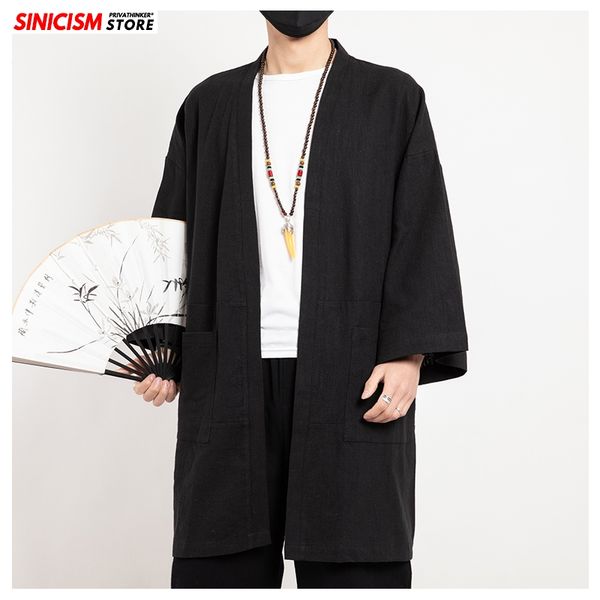 sincism store chinese style solid long kimono men jackets 2020 chinese style man casual open stitch jackets oversize clothes, Black;brown
sincism store chinese style solid long kimono men jackets 2020 chinese style man casual open stitch jackets oversize clothes, Black;brown