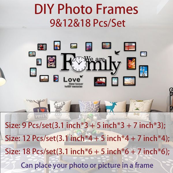 fashion acrylic diy p frames 9&12&18 pcs/set modern decoration wall stickers for home decor living room ing
fashion acrylic diy p frames 9&12&18 pcs/set modern decoration wall stickers for home decor living room ing