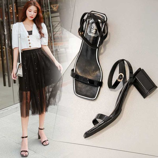 niufuni 2020 square toe solid color women's sandals casual belt buckle women shoes low heel for woman size 35-39 sandalias mujer, Black
niufuni 2020 square toe solid color women's sandals casual belt buckle women shoes low heel for woman size 35-39 sandalias mujer, Black