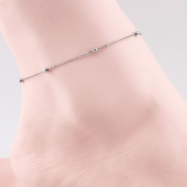 summer bracelet 1.2mm thin ankle leg chain with space ball barefoot girl daily chain stainless steel foot ankle friendship gift, Red;blue
summer bracelet 1.2mm thin ankle leg chain with space ball barefoot girl daily chain stainless steel foot ankle friendship gift, Red;blue
